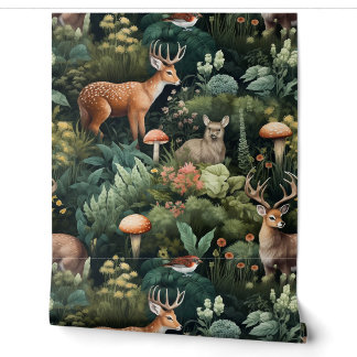 Botanische Freunde des Twilight Forest Tapete