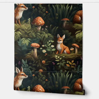 Botanische Freunde des Twilight Forest Tapete