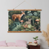 Botanische Freunde des Twilight Forest Wandteppich Mit Holzrahmen (Schlafzimmer)