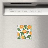 Botanische Frucht Orange Citrus Nahtlos Magnet (In Situ (Geschirrspüler))