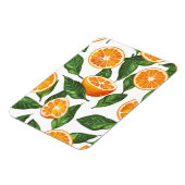 Botanische Frucht Orange Citrus Nahtlos Magnet (Linke Seite)