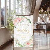 Botanische Frühjahrsgeometrie mit Wasserfarbe Banner