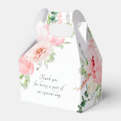 Botanische Frühlingsbox mit eleganten Aquarellfarb Geschenkschachtel (Rückseite)