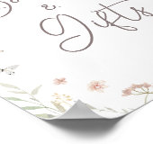 Botanische Frühlingsbücher und Geschenke der klein Poster (Ecke)