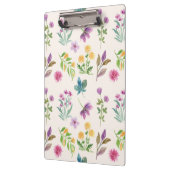 Botanische Frühlingsdekoration nahtlos blühen Klemmbrett (Links)