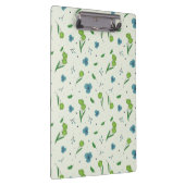 Botanische Frühlingsdekoration nahtlos blühen Klemmbrett (Rechts)