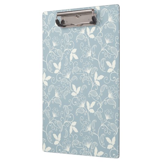 Botanische Frühlingsdekoration nahtlos blühen Klemmbrett (Links)