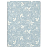 Botanische Frühlingsdekoration nahtlos blühen Klemmbrett (Rückseite)