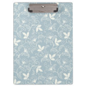 Botanische Frühlingsdekoration nahtlos blühen Klemmbrett (Vorderseite)