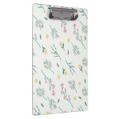 Botanische Frühlingsdekoration nahtlos blühen Klemmbrett (Rechts)