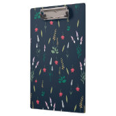 Botanische Frühlingsdekoration nahtlos blühen Klemmbrett (Links)