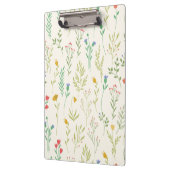 Botanische Frühlingsdekoration nahtlos blühen Klemmbrett (Links)