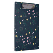 Botanische Frühlingsdekoration nahtlos blühen Klemmbrett (Rechts)