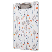 Botanische Frühlingsdekoration nahtlos blühen Klemmbrett (Links)