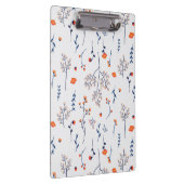 Botanische Frühlingsdekoration nahtlos blühen Klemmbrett (Rechts)