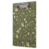 Botanische Frühlingsdekoration nahtlos blühen Klemmbrett (Links)