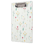 Botanische Frühlingsdekoration nahtlos blühen Klemmbrett (Links)