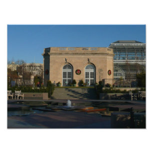 Botanische Gärten an Weihnachten in Washington DC Fotodruck