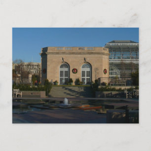 Botanische Gärten an Weihnachten in Washington DC Postkarte