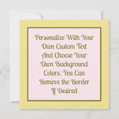 Botanische Garten: Einladung (Rückseite)