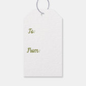 Botanische Garten: Geschenkanhänger (Rückseite)