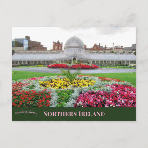 Botanische Gärten in Belfast Nordirland Postkarte