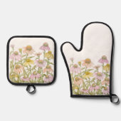 Botanische Garten: Ofenhandschuh & Topflappen-Set (Vorderseite)