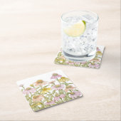 Botanische Garten: Rechteckiger Pappuntersetzer (Vor Ort)