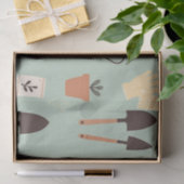 Botanische Gartenaccessoires Muster Seidenpapier (Geschenk)