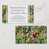 Botanische Gartenkarte Visitenkarte (Vorne/Hinten)