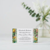 Botanische Gartenkarte Visitenkarte (Stehend Vorderseite)