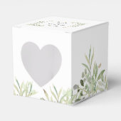 Botanische Gastgeschenk Hochzeit-Box für Elegante Geschenkschachtel (Vorderseite)