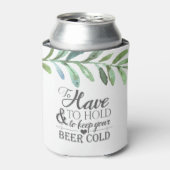 Botanische Gastgeschenk Hochzeit Dosenkühler (Kanne Vorderseite)