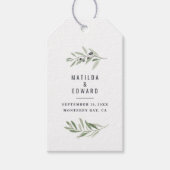 Botanische Gastgeschenk Hochzeit Gi Geschenkanhänger (Vorderseite)