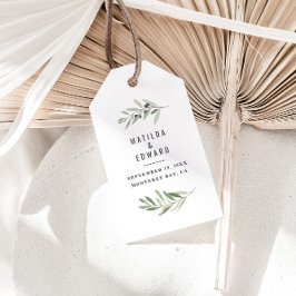 Botanische Gastgeschenk Hochzeit Gi Geschenkanhänger