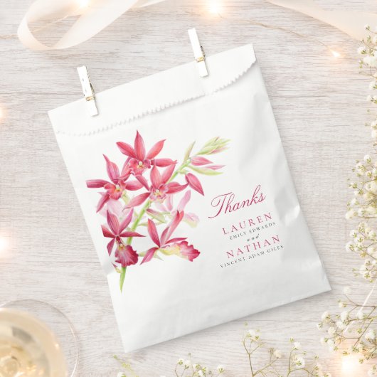 Botanische Gastgeschenk Hochzeit-Tasche Geschenktütchen (Ausgeschnitten)