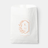 Botanische Gastgeschenke Hochzeiten der Minimal-Mo Geschenktütchen (Vorderseite)