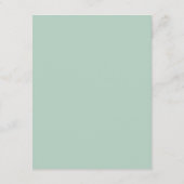 Botanische Gastinformation für Greenhouse Watercol Begleitkarte (Rückseite)