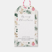 Botanische Gewohnheit Geschenkanhänger (Vorderseite)