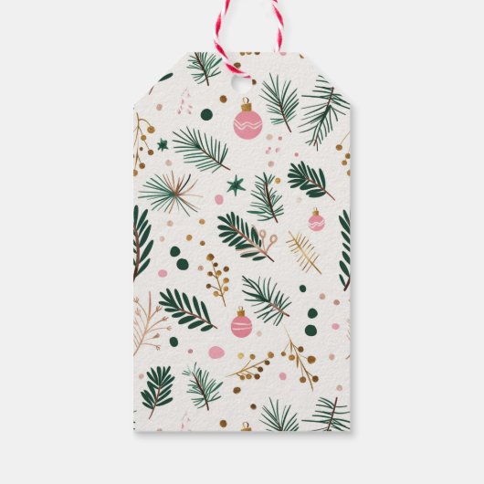 Botanische Gewohnheit Geschenkanhänger (Rückseite)