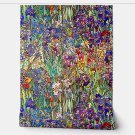 Botanische Glasblätter Tapete