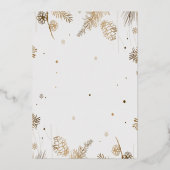 Botanische Gold- und Weißkirchenkiefern Folieneinladung (Rückseite)