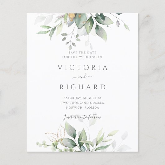 Botanische Goldgräber Save the Date (Vorderseite)