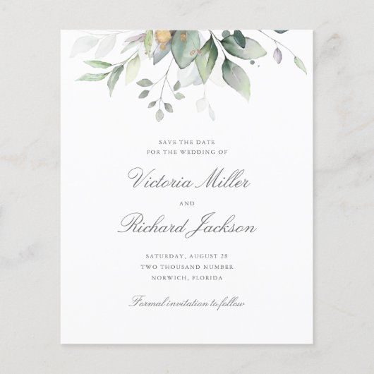 Botanische Goldgräber Save the Date (Vorderseite)