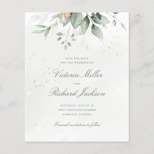 Botanische Goldgräber Save the Date (Vorderseite)