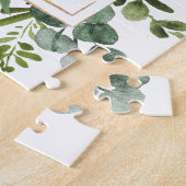 Botanische Goldschmiede Einladung zur Hochzeit Puzzle (Seite)