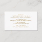 Botanische Golfregion Wreath Begleitkarte (Rückseite)