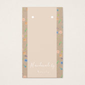 Botanische Grafikkarte Watercolor Wild Florals (Vorderseite)