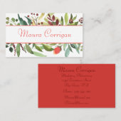 Botanische Grenze Visitenkarte (Vorne/Hinten)