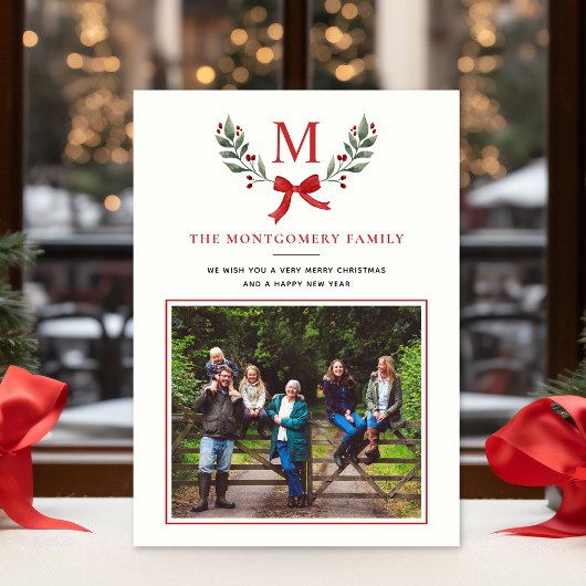 Botanische Grünanlagen Feiertagskarte